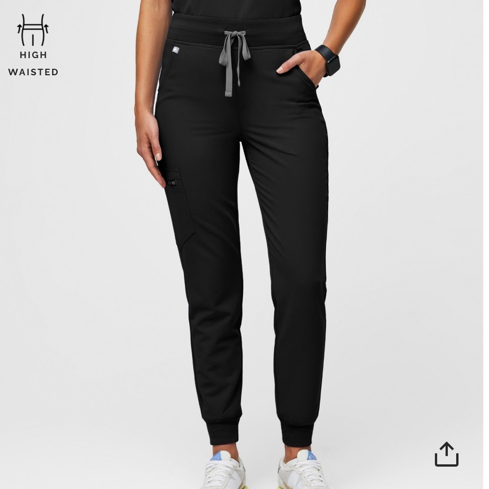 High waisted Zamora jogger scrub pants